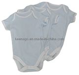 Lovely 100% Bamboo Cotton Short Sleeve Romper for Baby