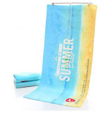 Wholesale Portable Microfiber Beach Towel with Customized Printing