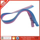 2016 Tailian 5# Plastic Zipper with Two Color Teeth, Open End