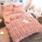 Fashion Style Quality Home Textile Fleece Bedding Set