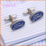 VAGULA Famous Car Logo Cufflink Auto Logo Cuff Link Men's Cuff