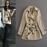 Best Sell Long Wind Jacket for Women Outerwear