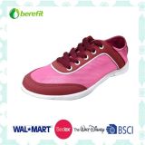 Women's Casual Shoes with PU and Nubuck Upper, Bright Color