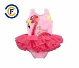 New Design Cartoon Print Girl Swimwear with Oeko-Tex