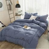 Quilted Home Bedding Quilt with Pillow and Sheet