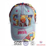 New Desgin Jeans Fabric Embroidery Baseball Cap (GKA01-A00092)