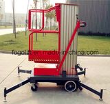 Double Single Mast Type Manual Man Lift Price