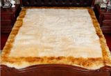 Genuine Merino Sheepskin Mattress Cover Golden Edge