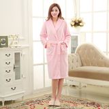 Promotional Flannel / Coral Fleece Couple Bathrobe / Pajama / Nightwear