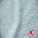 Pure White Textile Four Way Stretch Suede Fabric for Garment