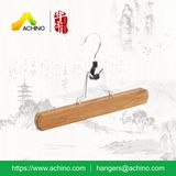 Bamboo Skirt Hanger with Metal Hook