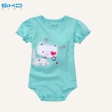 Bubble Sleeve Baby Clothing Newborn Girl Baby Onesie