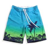 Mens Summer Floral Print Beach Shorts Surf Board Swim Shorts