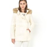 Women MID-Length Padded Jacket, Faux Fur-Trim Hood Wholesale (9300)