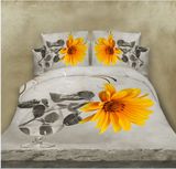 Disperse Printed Microfiber 3D Duvet Cover Set