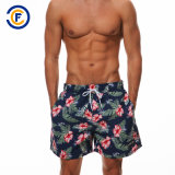 Oeko-Tex Full Waist Polyester Patterned Men Board Short Swimwear
