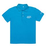 Full Blue Men's Short Sleeve Polo Shirts Uniform Clothes (PS051W)