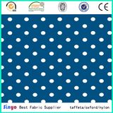 PU Coated 500d Polyester Polka DOT Oxford Custom Printed Fabric for Baby Carriage