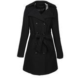 2017 New Manufacturer Supplier Wool Blend Spring Coat Small Quantity OEM Label Dropship