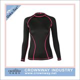 Women Warm Base Layer Suit with Flat Lock Stitching