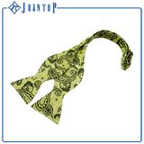 Custom Wholesale Casual Polyester Floral Self Tie Bow Tie for Man