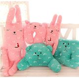 Rabbit Bear Plush Pillow Cushion