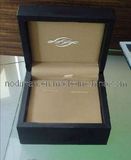 Black Cufflink Wooden Watch Box