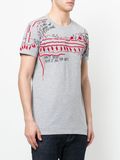 Men's Two Color Sueded Priece Tee