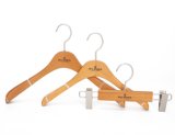 High-Grade Custom Luxury Gold Wooden Hangers for Clothes/Suit/Pant