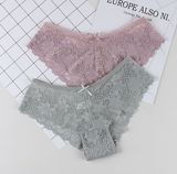 European Low Waist Young Girl Sexy Lace Underwear Women Panties