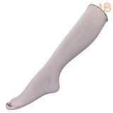 Women White Knee High Sock