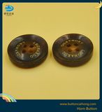 Laser Semi Shiny Suit Real Horn Buttons for Men Garment