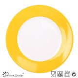 Color Glazing Edge Simple Dinner Plate