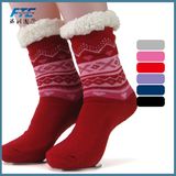 Keep Warm Unisex Cheap Anti-Skidding  Christamas Socks