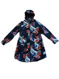 Colourful Reflective Hooded PVC Raincoat for Woman