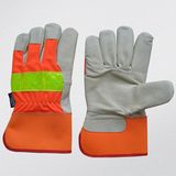 Hi-Vis Pig Grain Leather Thinsulate Lining Winter Glove