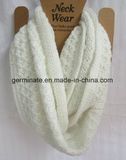 Fashion Scarf Solid Pattern Weave Shape (Hjs27)