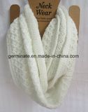 Fashion Scarf Solid Pattern Weave Shape (Hjs27)