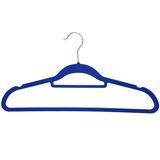 Cheap Popular Flocked Plastic Coat Hangers