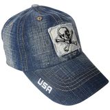 New Heavy Washed Denim Baseball Cap with Patch Gjwd1762