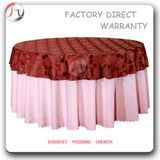 Modern Flower Design Pink and Red Festival Tablecloths (TC-28)