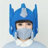 Funny Transformer Handmade Knitting Knitted Winter Hat