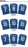 Custom Soccer Jersey with Number and Logo Printing