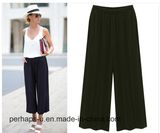 Ladies'striped Chiffon Casual Loose Wide Leg Pants