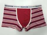 New Style Men's Boxer Short Underwear with Yarn-Dyed Stripe