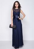 D1197 Fashion Lace Sexy Elegant Slim Prom Dress