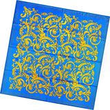 Lady Fashion Square Printed Silk Twill Scarf (HC1301-1)