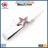 2018 Fashion Custom Metal Star Shape Tie Clip with Badge