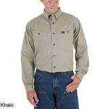 Spring Men's Long Sleeve Twill Work Shirt