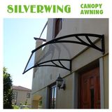 Polycarbonate Door Canopy Plastic Frame Window Awning Rain Shelter (YY-C)